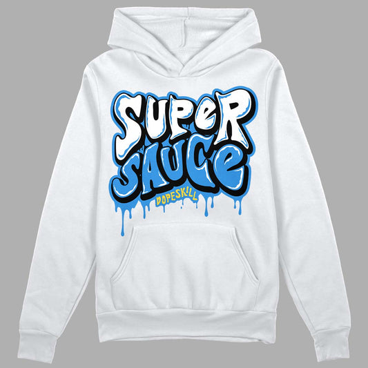 SB Dunk Low Homer DopeSkill Hoodie Sweatshirt Super Sauce Graphic - White