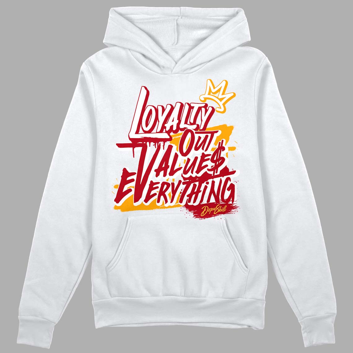 Cardinal 7s DopeSkill Hoodie Sweatshirt LOVE Graphic - White 