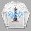 Travis Scott x Jordan 4 Retro 'Cactus Jack' DopeSkill Long Sleeve T-Shirt Queen Chess Graphic Streetwear - White