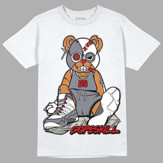 Fire Red 9s DopeSkill T-Shirt Greatest Graphic - White 