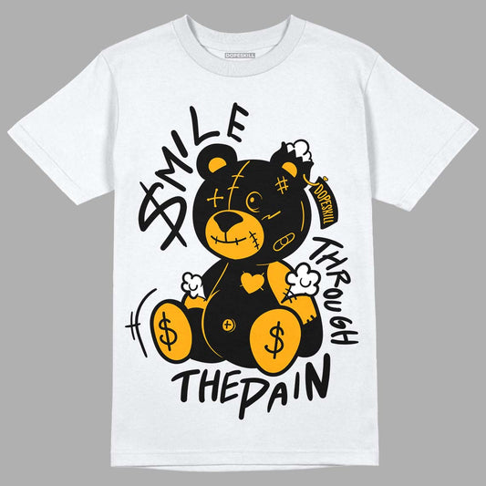 Black Taxi 12s DopeSkill T-Shirt BEAN Graphic - White 