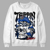 Racer Blue 5s DopeSkill Sweatshirt Trippin Graphic