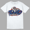 French Blue 13s DopeSkill T-Shirt Rare Breed Type Graphic - White