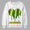 Dunk Low Reverse Brazil DopeSkill Sweatshirt Juneteenth Heart Graphic - White