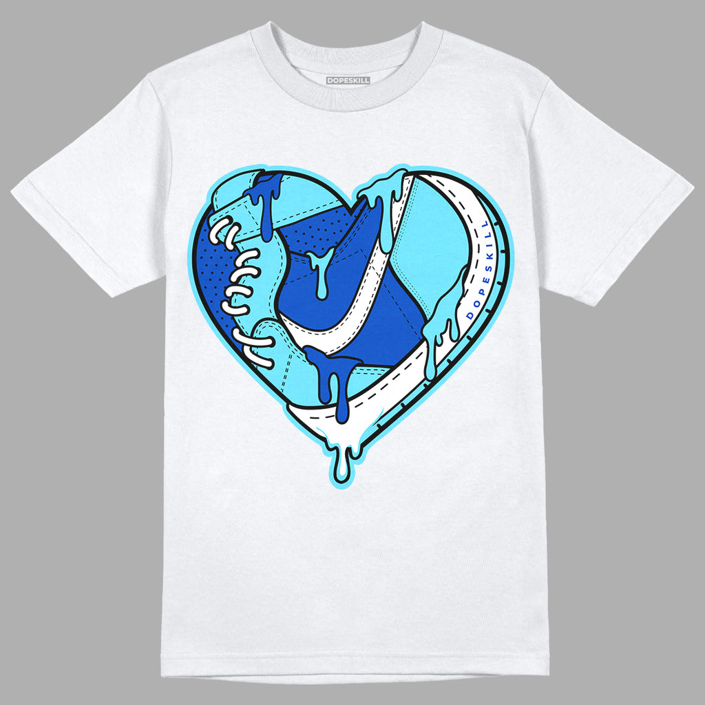 SB Dunk Argon DopeSkill T-Shirt Heart Jordan Graphic - White 