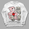  Jordan 1 High OG WMNS Washed Pink DopeSkill Long Sleeve T-Shirt Love Kills Graphic Streetwear - White