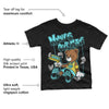 Aqua 5s DopeSkill Toddler Kids T-shirt Money Is Our Motive Bear Graphic