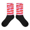 Abstract Tiger Sublimated Socks Match Jordan 5 GS Pinksicle