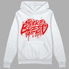 Jordan 12 Retro ‘Gym Red’ DopeSkill Hoodie Sweatshirt Rare Breed Graphic Streetwear - White 