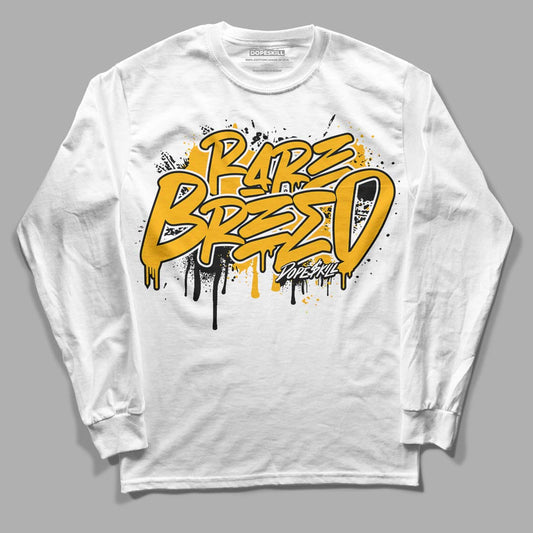 Goldenrod Dunk DopeSkill Long Sleeve T-Shirt Rare Breed Graphic - White 
