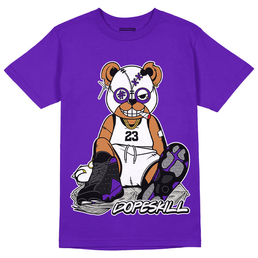 AJ 13 Court Purple DopeSkill Purple T-shirt Greatest Graphic