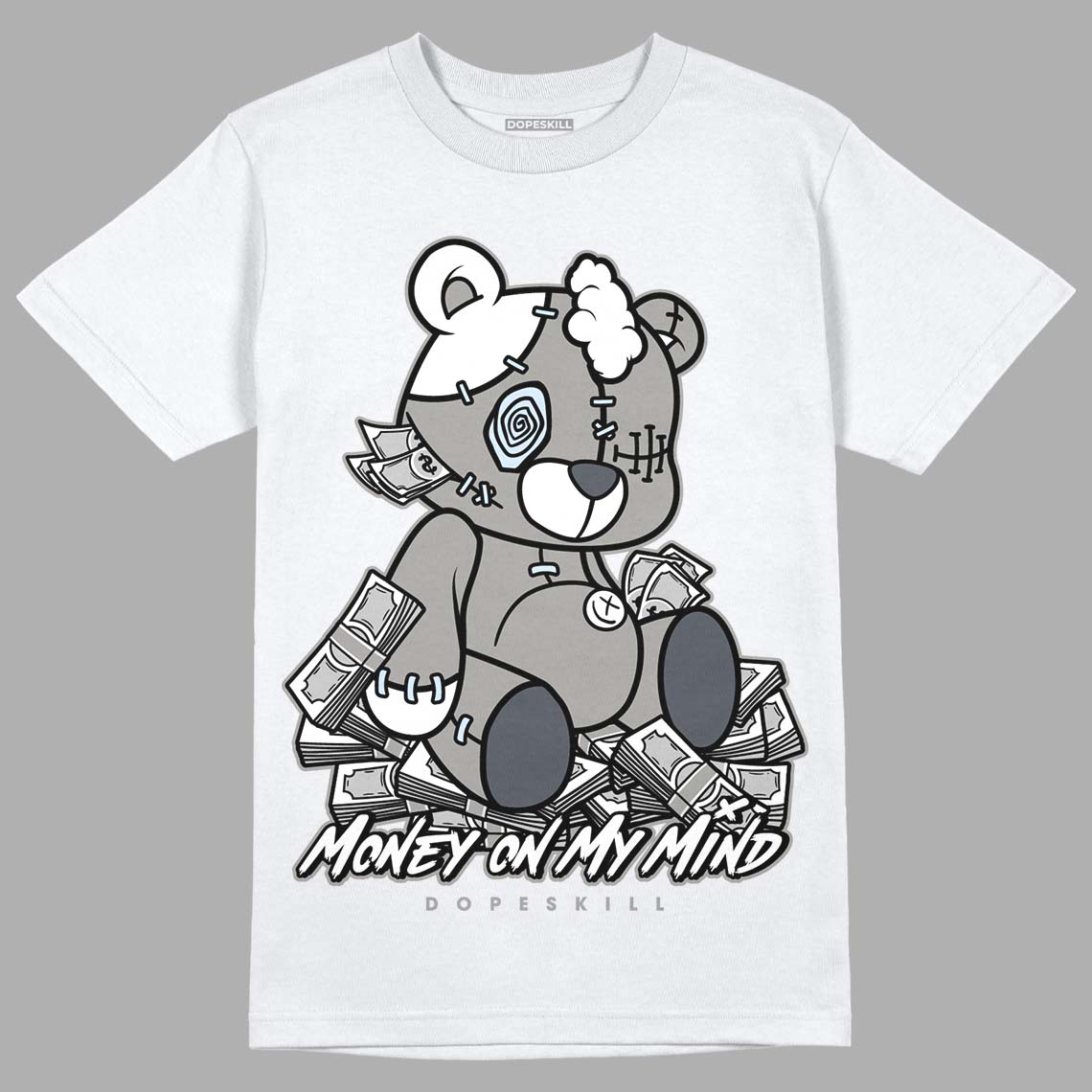 Jordan 6 Retro Cool Grey DopeSkill T-Shirt MOMM Bear  Graphic Streetwear  - White