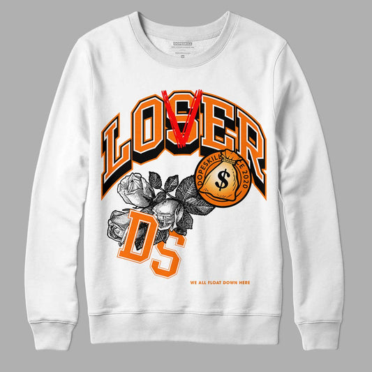 Wmns Dunk Low 'Magma Orange DopeSkill Sweatshirt Loser Lover Graphic Streetwear - White