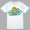 Jordan 5 Aqua DopeSkill T-Shirt Rare Breed Type Graphic Streetwear - White