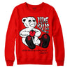 Red Thunder 4s DopeSkill Red Sweatshirt Love Kills Graphic