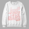 Jordan 1 High OG WMNS Washed Pink DopeSkill Sweatshirt LOVE Graphic Streetwear - WHite