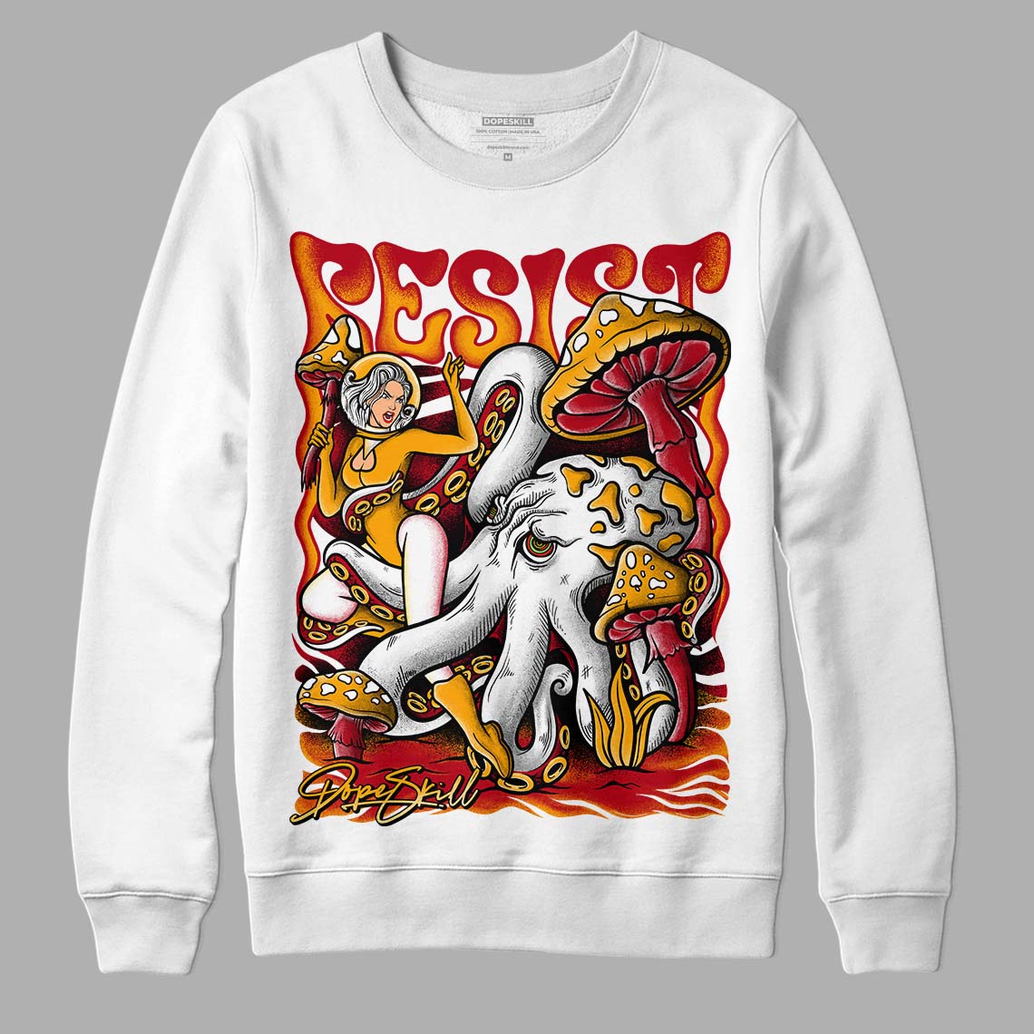 Cardinal 7s DopeSkill Sweatshirt Resist Graphic - White 