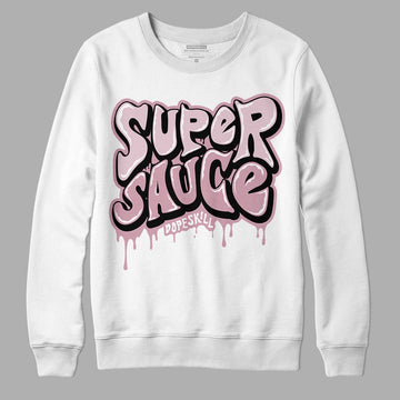 Dunk Low Teddy Bear Pink DopeSkill Sweatshirt Super Sauce Graphic - White 