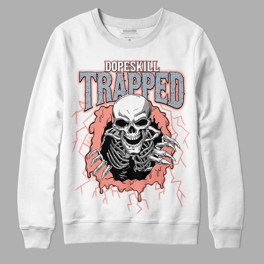 DJ Khaled x Jordan 5 Retro ‘Crimson Bliss’  DopeSkill Sweatshirt Trapped Halloween Graphic Streetwear - White 