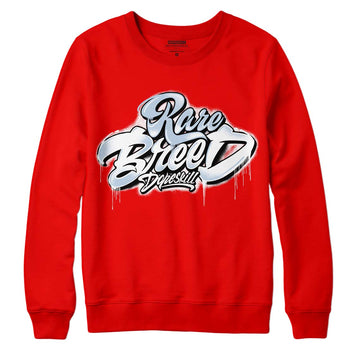 Cherry 11s DopeSkill Varsity Red Sweatshirt Rare Breed Type Graphic