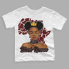 Jordan 12 x A Ma Maniére DopeSkill Toddler Kids T-shirt Black Queen Graphic Streetwear - White 