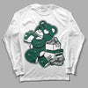 Lottery Pack Malachite Green Dunk Low DopeSkill Long Sleeve T-Shirt Bear Steals Sneaker Graphic - White