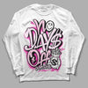 Triple Pink Dunk Low DopeSkill Long Sleeve T-Shirt No Days Off Graphic - White 