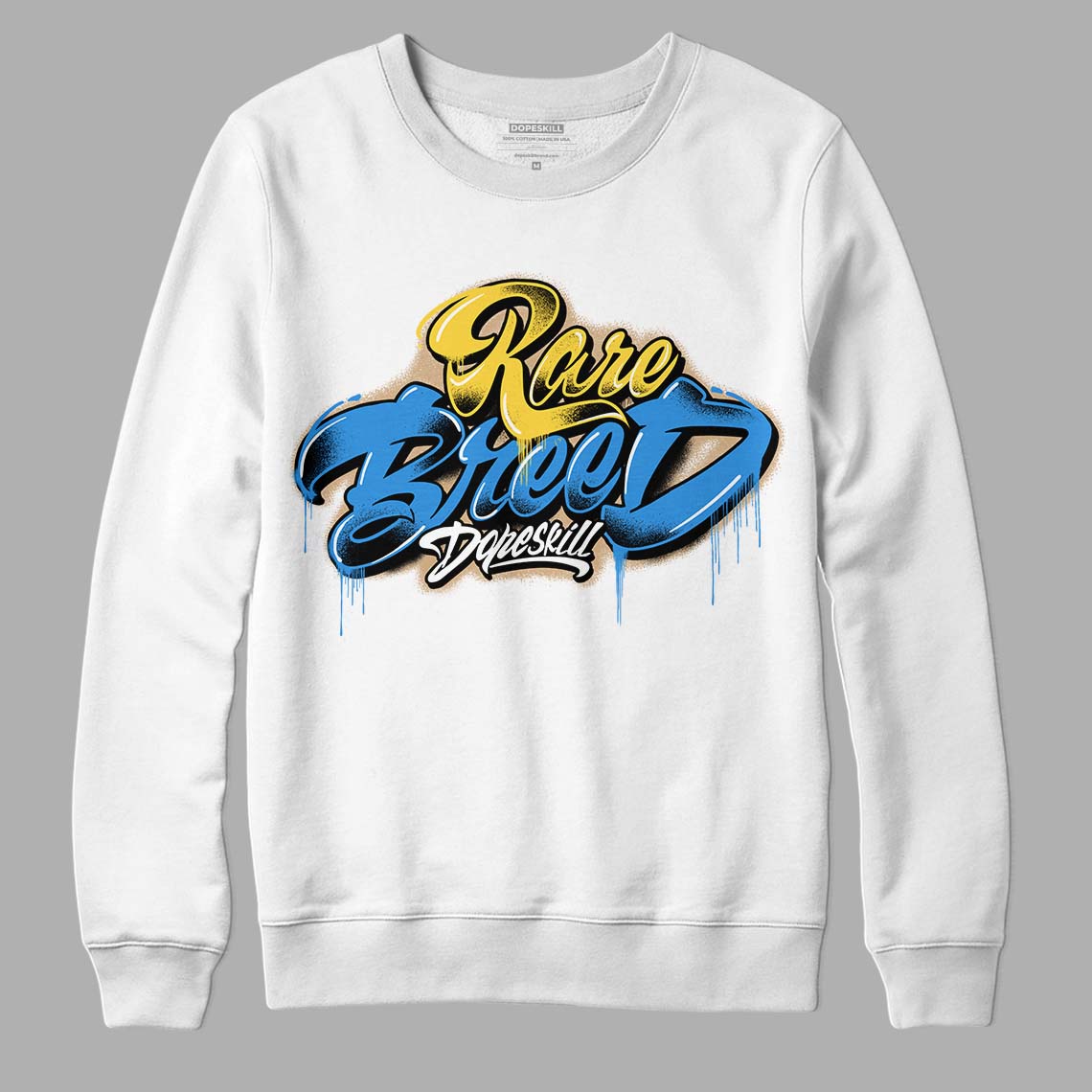 SB Dunk Low Homer DopeSkill Sweatshirt Rare Breed Type Graphic - White