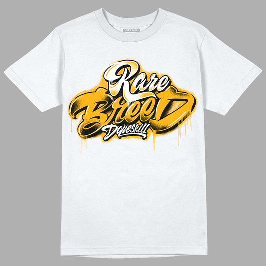 Goldenrod Dunk DopeSkill T-Shirt Rare Breed Type Graphic - White