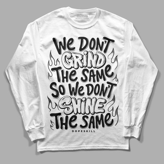 Dunk Low Panda White Black DopeSkill Long Sleeve T-Shirt Grind Shine Graphic Streetwear - White 