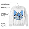 AJ 6 University Blue DopeSkill Sweatshirt Sneaker Rabbit Graphic