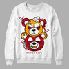 Cardinal 7s DopeSkill Sweatshirt New Double Bear Graphic - White 