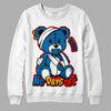 Messy Room 4S DopeSkill Sweatshirt Hurt Bear Graphic - White