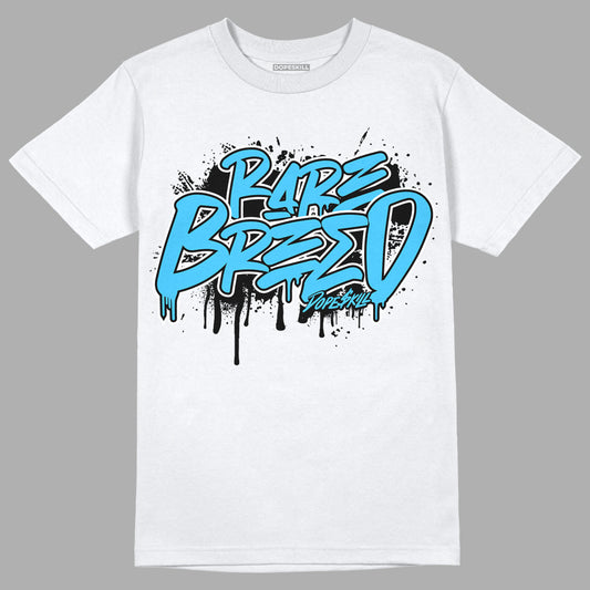 University Blue 13s DopeSkill T-Shirt Rare Breed Graphic - White 