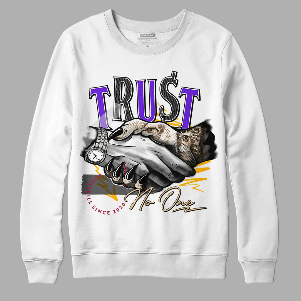 Afrobeats 7s SE DopeSkill Sweatshirt Trust No One Graphic - White
