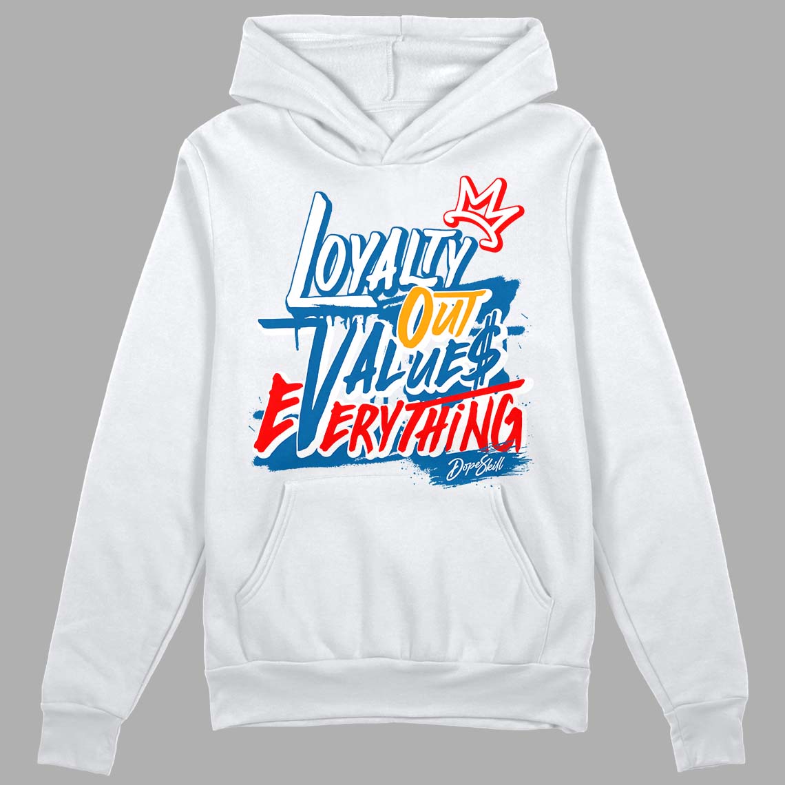 Messy Room 4S DopeSkill Hoodie Sweatshirt LOVE Graphic - White