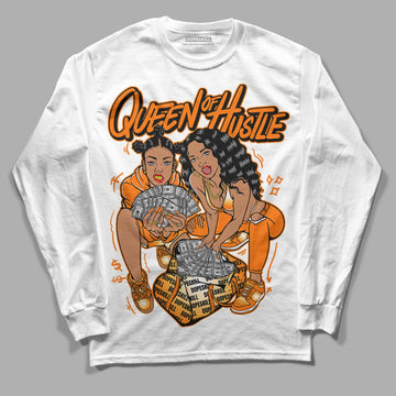 Wmns Dunk Low 'Magma Orange DopeSkill Long Sleeve T-Shirt Queen Of Hustle Graphic Streetwear - White