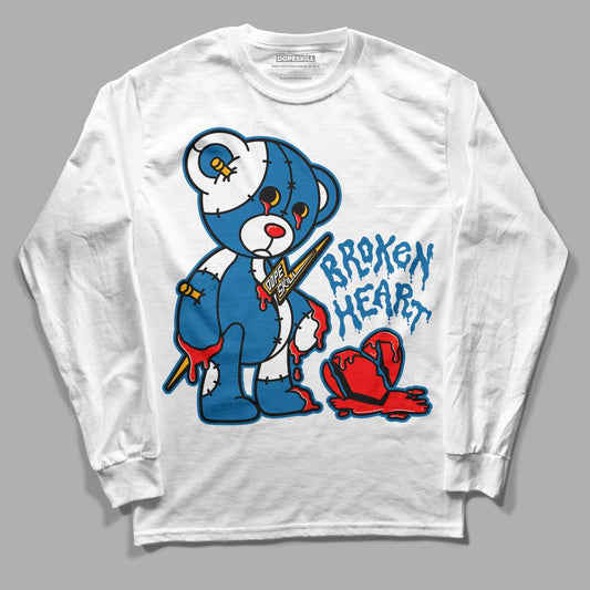 Messy Room 4S DopeSkill Long Sleeve T-Shirt Broken Heart Graphic - White