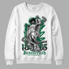 Gorge Green 1s DopeSkill Sweatshirt Juneteenth Graphic - White 