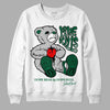 Gorge Green 1s DopeSkill Sweatshirt Love Kills Graphic - White 