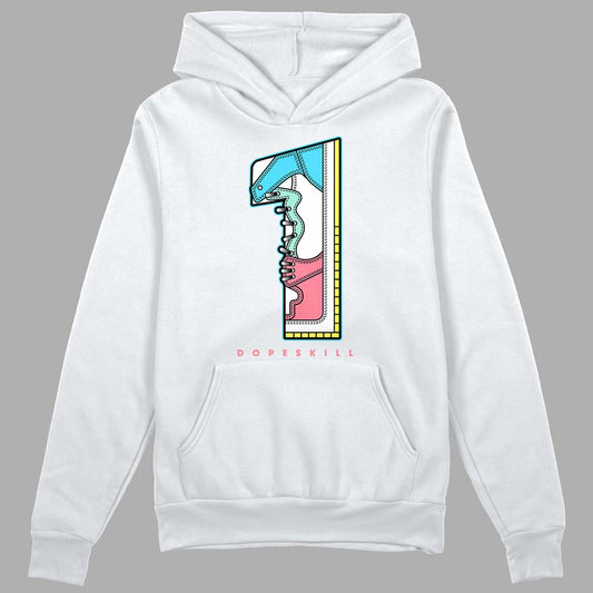 Candy Easter Dunk Low DopeSkill Hoodie Sweatshirt No.1 Graphic - White 