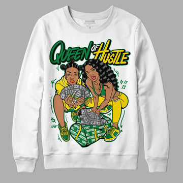 Dunk Low Reverse Brazil DopeSkill Sweatshirt Queen Of Hustle Graphic - White