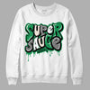 Jordan 2 Retro Lucky Green DopeSkill Sweatshirt Super Sauce Graphic Streetwear  - White 