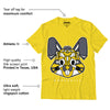 AJ 4 Lightning DopeSkill Tour Yellow T-shirt Sneaker Rabbit Graphic