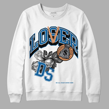 Jordan 3 Retro Wizards DopeSkill Sweatshirt Loser Lover Graphic Streetwear - White