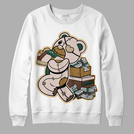 Safari Dunk Low DopeSkill Sweatshirt Bear Steals Sneaker Graphic - White 