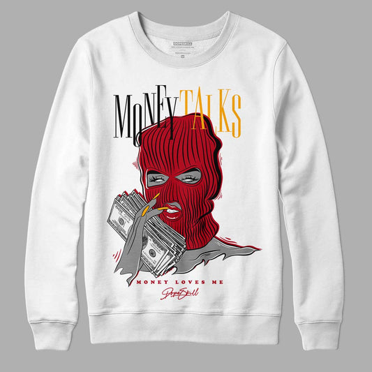 Cardinal 7s DopeSkill Sweatshirt Money Talks Graphic - White 