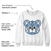 AJ 6 University Blue DopeSkill Sweatshirt SNK Bear Graphic