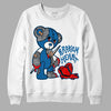 Jordan 3 Retro Wizards DopeSkill Sweatshirt Broken Heart Graphic Streetwear - White