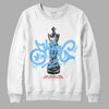 Travis Scott x Jordan 4 Retro 'Cactus Jack' DopeSkill Sweatshirt King Chess Graphic Streetwear - White